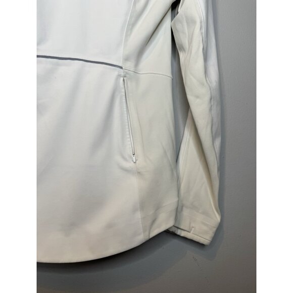 Women’s Lululemon Cross Chill Performance Jacket 6 White MISSING ZIPPER PULL - Picture 7 of 10